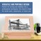 Large 20-1/2" x 16" Wooden Drawing Board, Adjustable Table Top Easel for Painting and Drawing - Drafting Board with T-Square, Pencil Ledge, Locking Storage Drawer